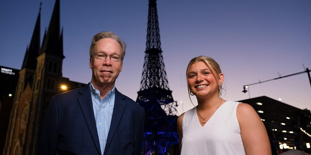 Reporting from Paris: Sports journalism students get once-in-lifetime chance to cover Olympics: IU News