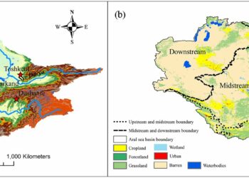Study reveals spatiotemporal changes of ecosystem services in the Aral Sea basin