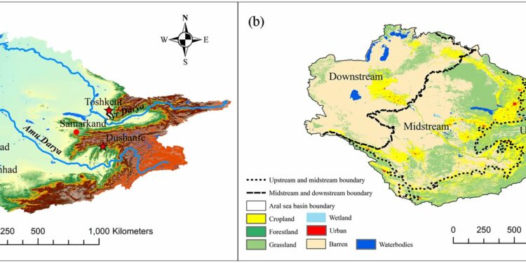 Study reveals spatiotemporal changes of ecosystem services in the Aral Sea basin