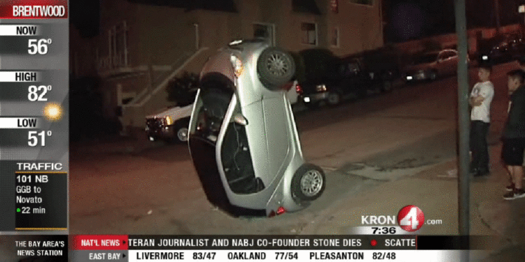 It’s Been 10 Years Since People Went Smart Car Tipping In San Francisco