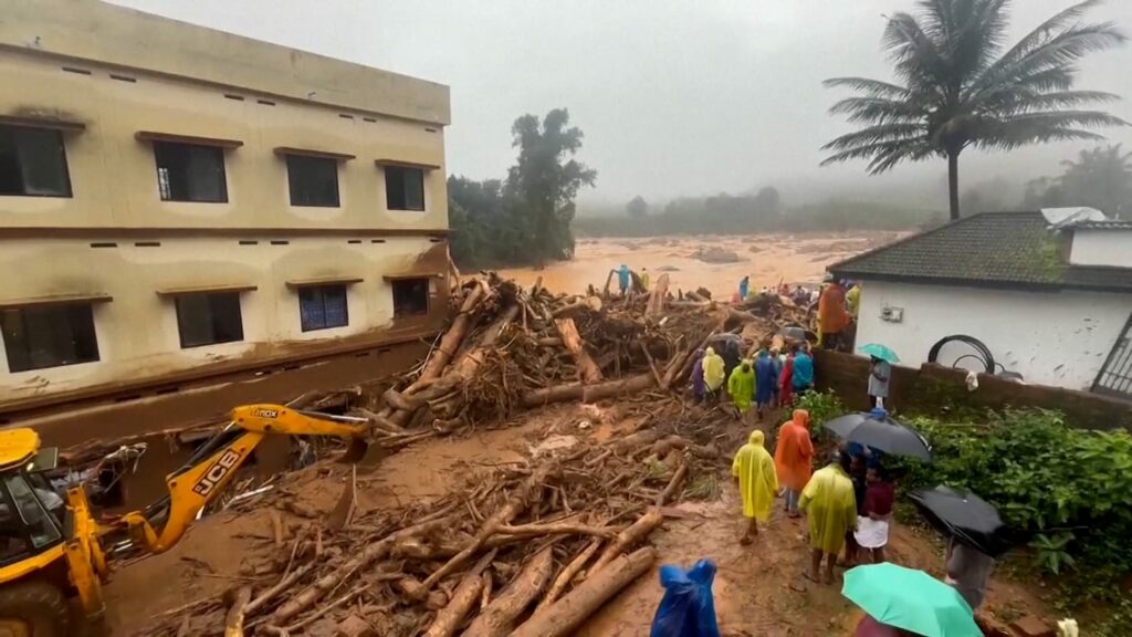 Kerala, India, hit by landslides, killing at least 109