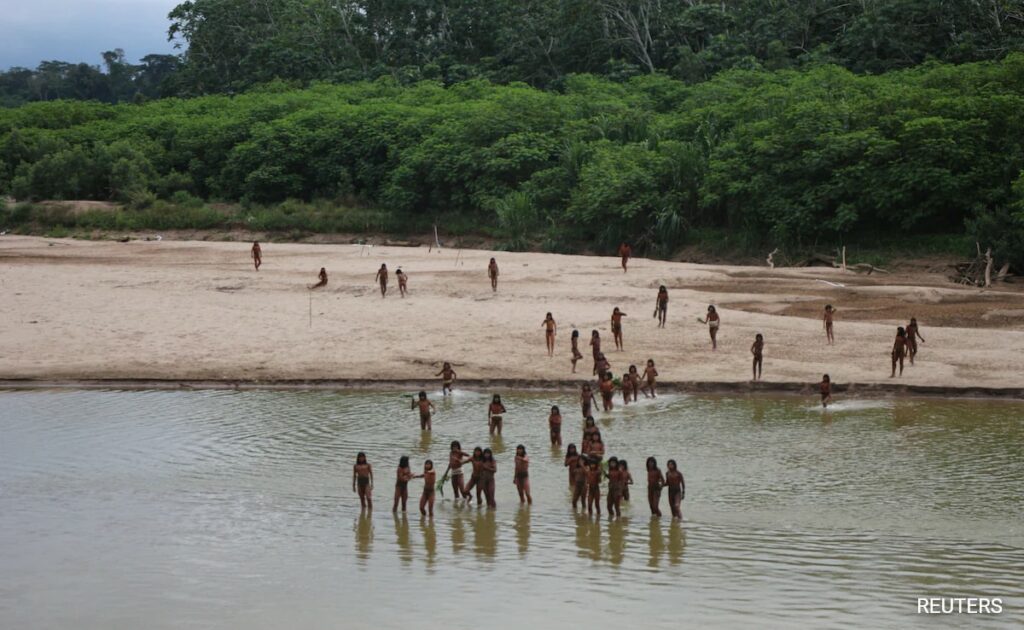 World's Largest Isolated Tribe Makes Rare Appearance In New Footage