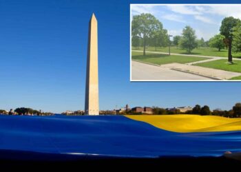 World's largest Ukrainian flag to be unveiled outside RNC convention