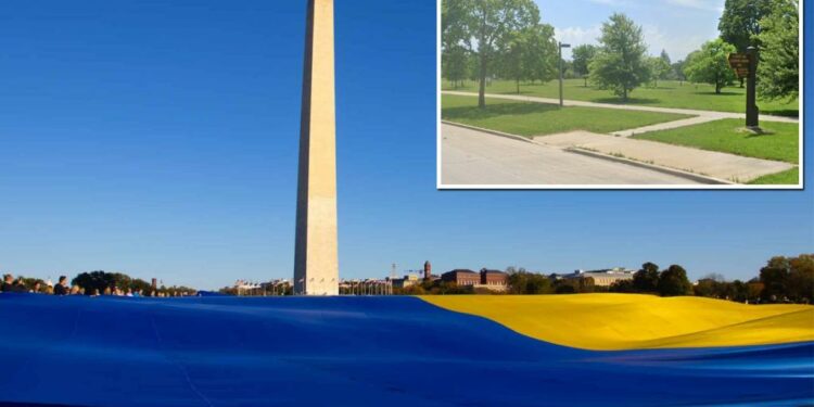 World's largest Ukrainian flag to be unveiled outside RNC convention