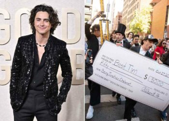 Timothée Chalamet Shocks Fans by Crashing Lookalike Contest, Police Step In as Crowd Goes Wild!