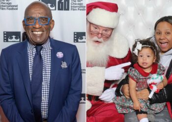Heartwarming Moment: Al Roker Captures Granddaughter’s Magical First Visit with Santa!