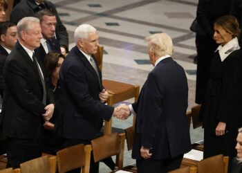 Symbolic Gesture: Donald Trump and Mike Pence Unite at Jimmy Carter’s State Funeral