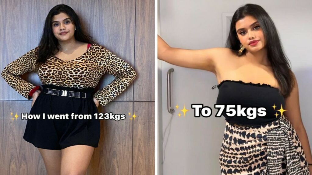 Woman Drops 48 Kg with Easy Lifestyle Changes